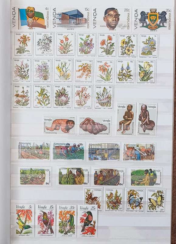 VENDA COMPLETE IN GREAT IMPERIAL ALBUM MNH