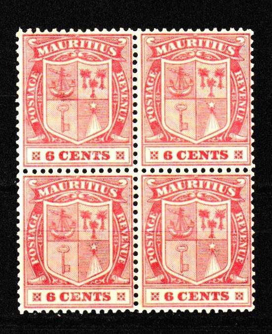 MAURITIUS 6c BLOCK MNH