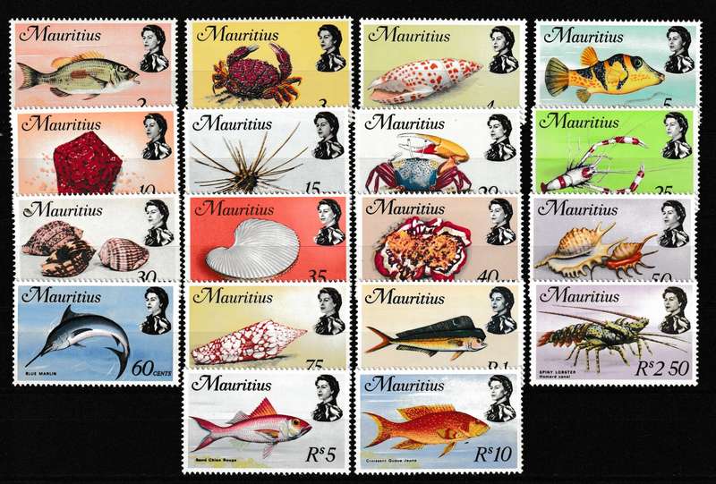 MAURITIUS STAMP SET UMM