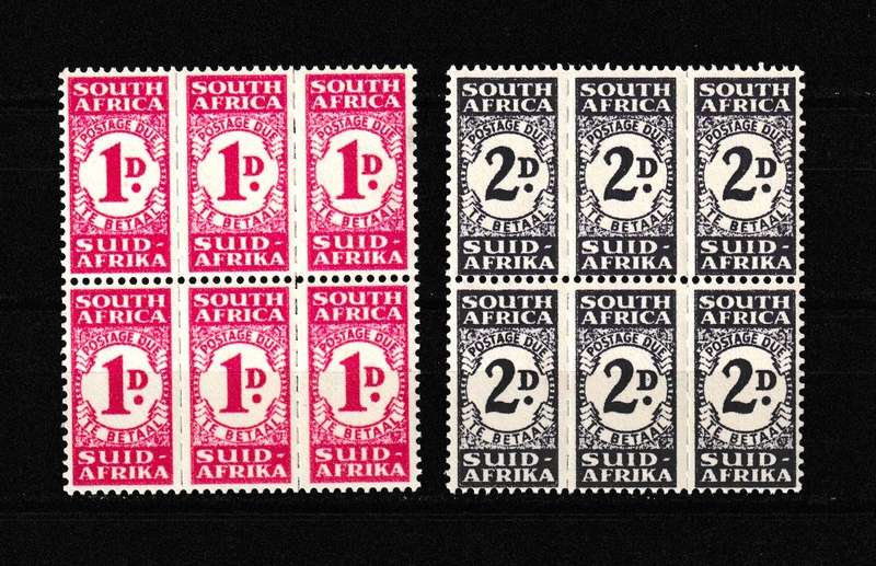 UNION POSTAGE DUE STAMPS UMM