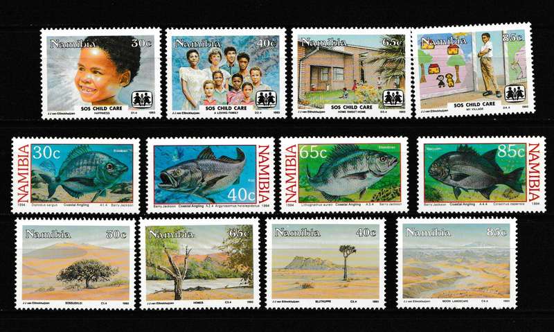 NAMIBIA 3X SETS MNH