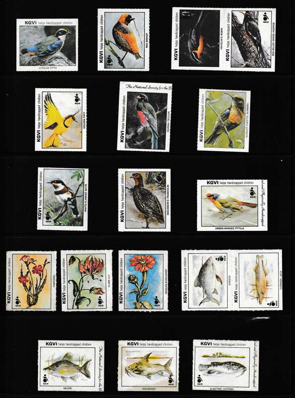 ZIMBABWE KVGI CHILDREN STAMPS