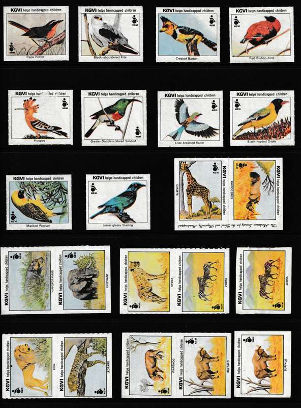 ZIMBABWE KVGI CHILDREN STAMPS