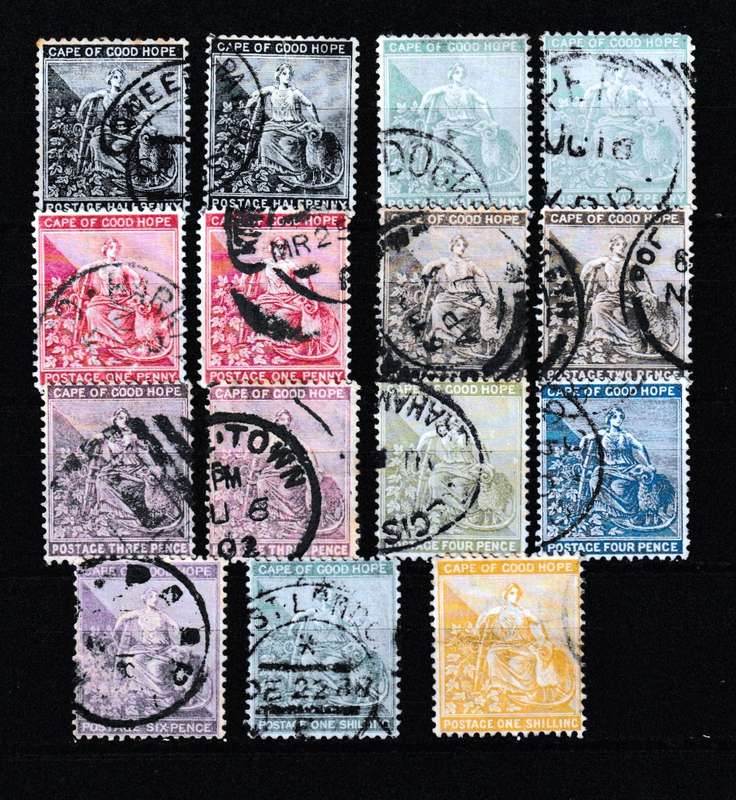 CAPE OF GOOD HOPE EARLY STAMPS
