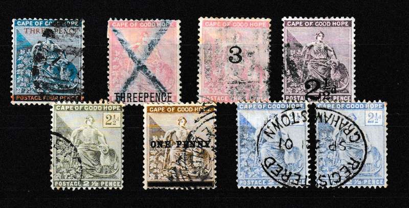 CAPE OF GOOD HOPE USED STAMPS