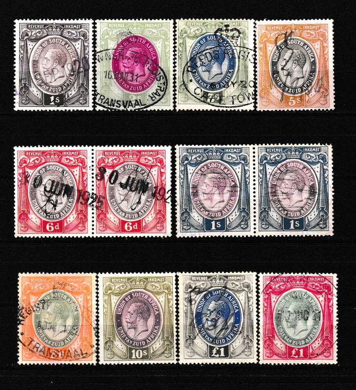 UNION LARGE REVENUE STAMPS