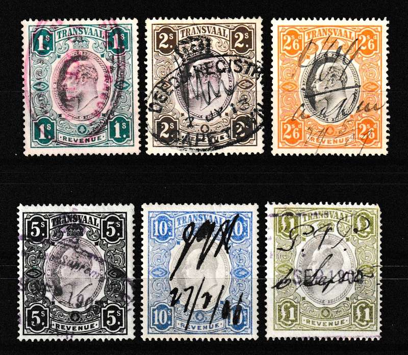 TRANSVAAL REVENUE STAMPS