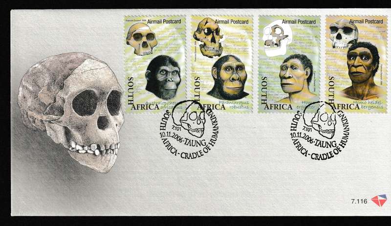 RSA 2006 CRADLE OF HUMAN KIND FDC