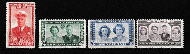 SWAZILAND 1947 ROYAL VISIT