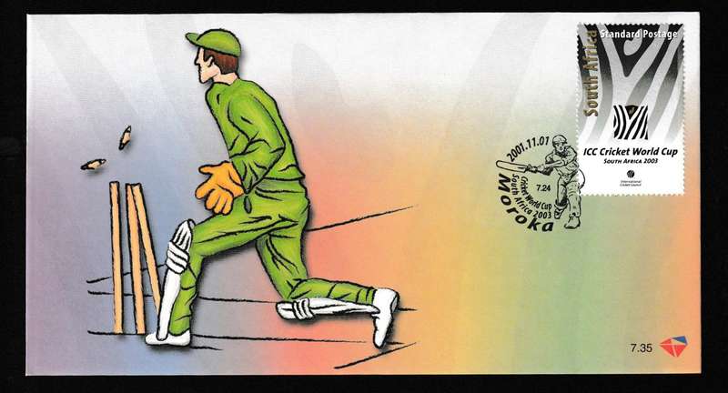 RSA 2001 CRICKET WORLD CUP FDC