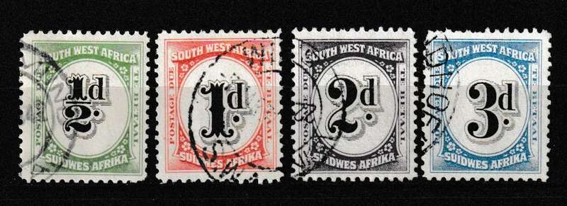 SWA 1931 POSTAGE DUE PART SET VF USED