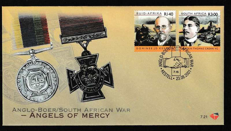 RSA 2001 BOER WAR FDC