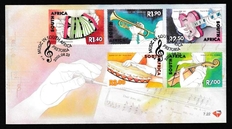 RSA 2001 MUSIC FDC