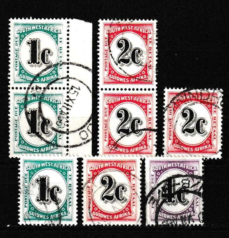 SWA 1961 POSTAGE DUE FINE USED