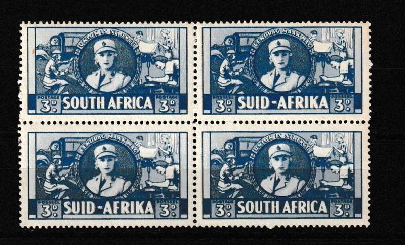 UNION 1941 3d WOMANS SERVICES BLOCK MNH