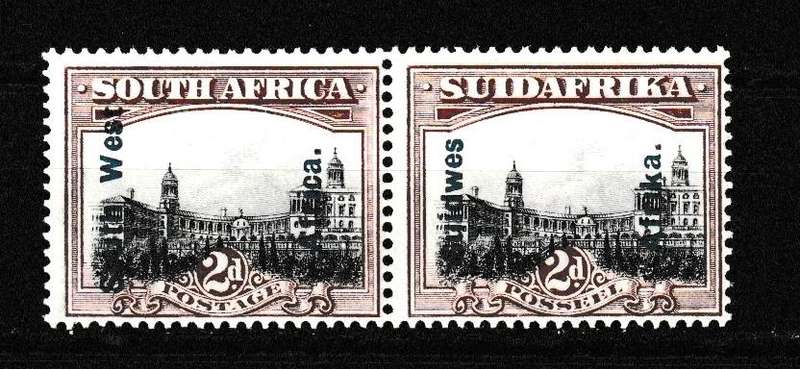 SWA 1929 PICTORIAL 2d PAIR MNH