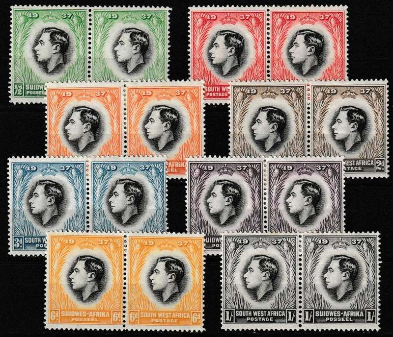 SWA 1937 CORONATION KING GEORGE VI MH