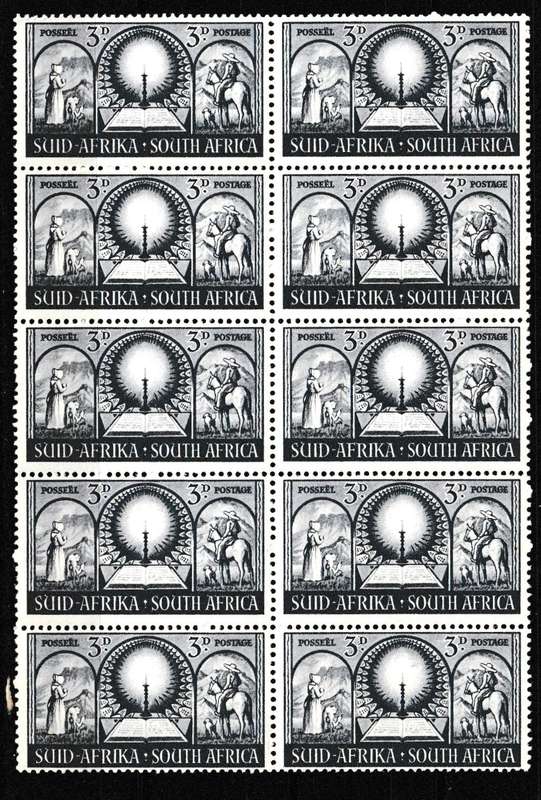 UNION 1949 VOORTREKKER BIBLE AND CANDLE BLOCK