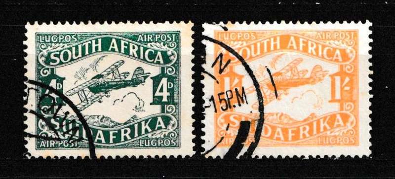UNION 1929 AIRMAIL USED SET