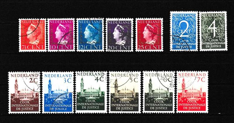 NEDERLAND 1950 OFFICIALS,COURT OF JUSTICE 3 X SETS VALUE!