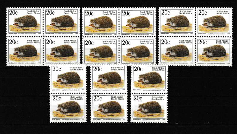 RSA 1993 AFRICAN HEDGEHOG MNH