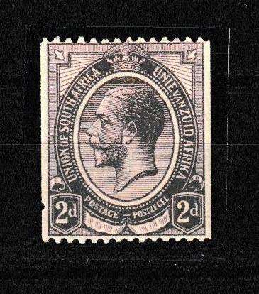 UNION 1913 KINGS HEADS COIL,PERF ON SIDE MNH