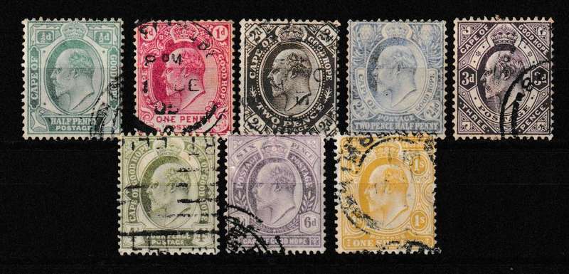 CAPE OF GOOD HOPE 1902 KING EDWARD PART SET