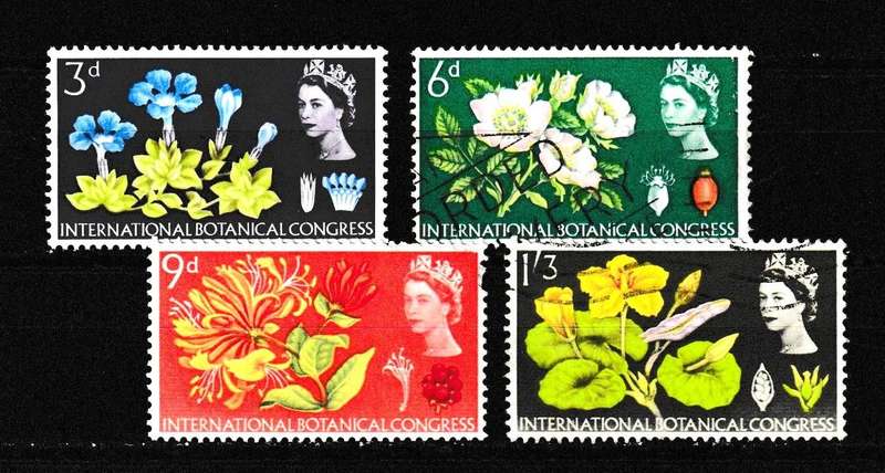 GREAT BRITAIN BOTANICAL CONGRESS SET