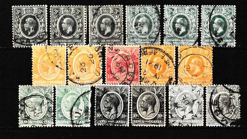 KENYA,UGANDA & TANGANYIKA PART SET