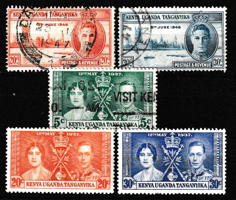 KENYA,UGANDA & TANGANYIKA 2 SETS
