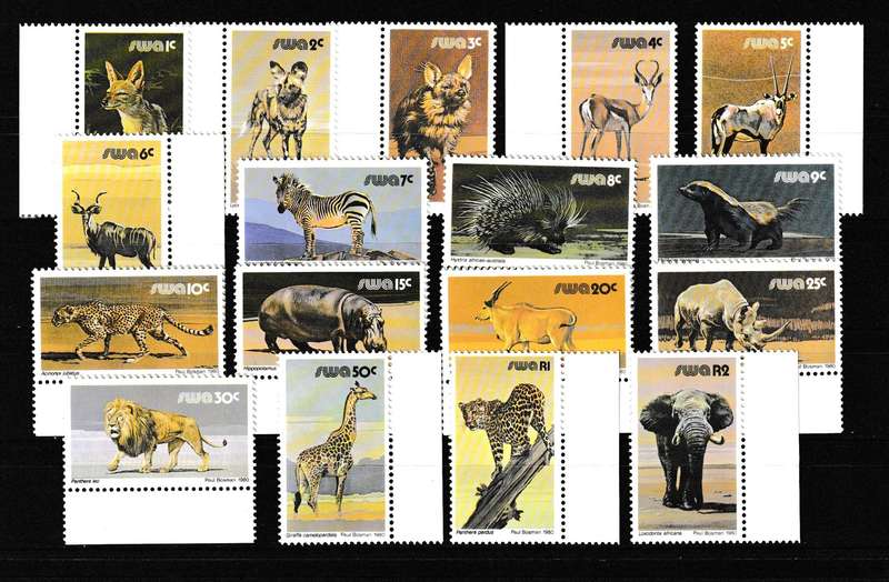 SWA 1980 3def. SERIES FULL SET MNH
