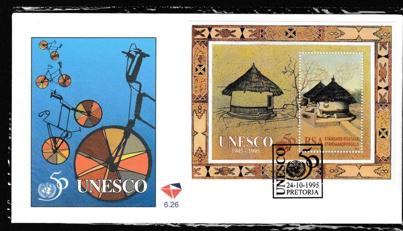 RSA 1995 UNESCO FDC