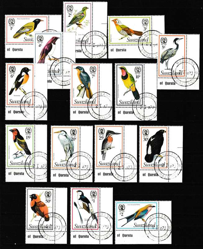 SWAZILAND 1976 BIRDS FULL SET