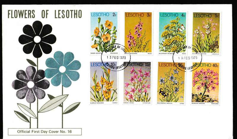 LESOTHO 1978 FLOWERS COVER