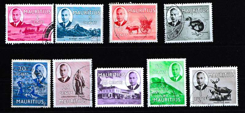 MAURITIUS  PART SET USED