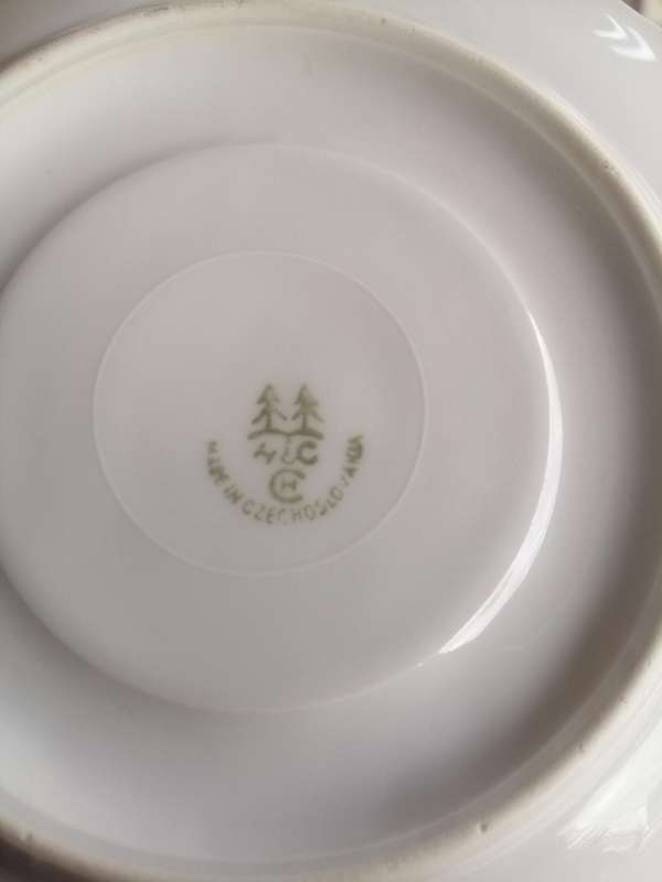Antique Czechoslovakian Haas porcelain tea set 1918-1938