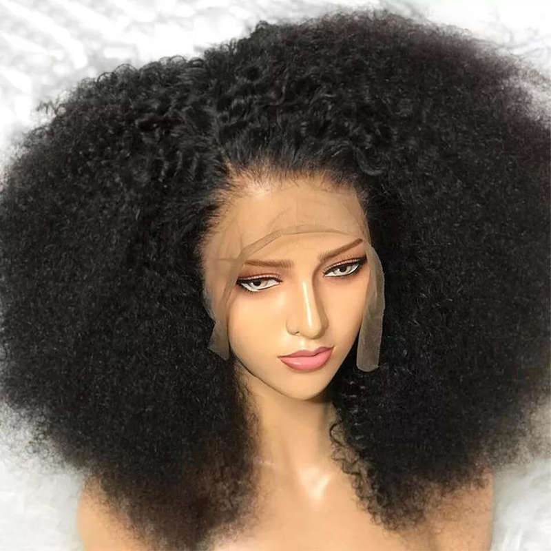 Kinky Curly Wig 13×4 Lace Front Wig Glueless Human Hair Wig
