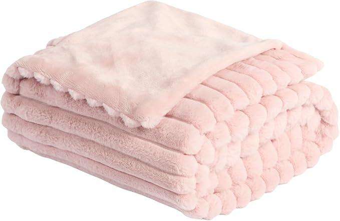 Fluffy Fleece Throw Blanket