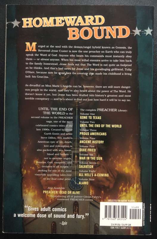 Preacher: Until the End of the World Vol.2 Trade Paperback - Vertigo