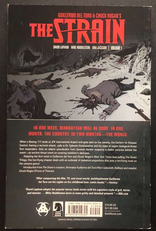 The Strain Paperback Volume 1 - Dark Horse Comics