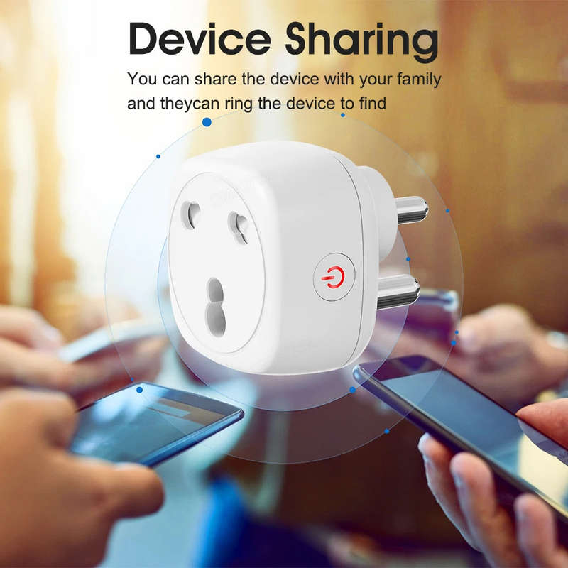 Zigbee Smart Plug 16A TUYA South African Power AC Plug Socket