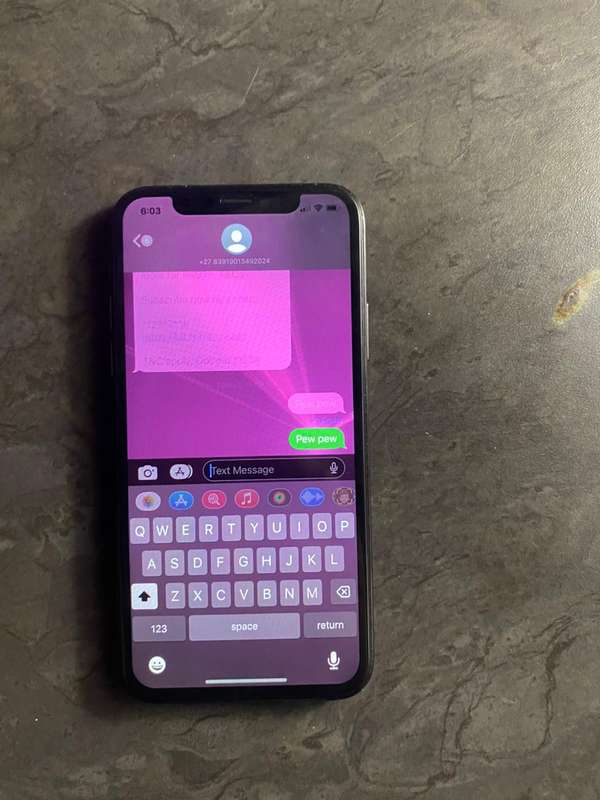 iPhone X  64 GB,( Face ID not working, battery 78%)