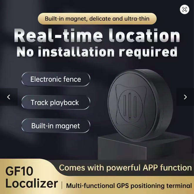 Mini GPS Tracker  Magnetic, Anti-Loss for Pets, Kids, Bags  iOS/Android