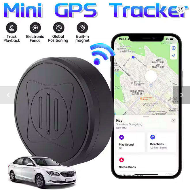 Mini GPS Tracker  Magnetic, Anti-Loss for Pets, Kids, Bags  iOS/Android