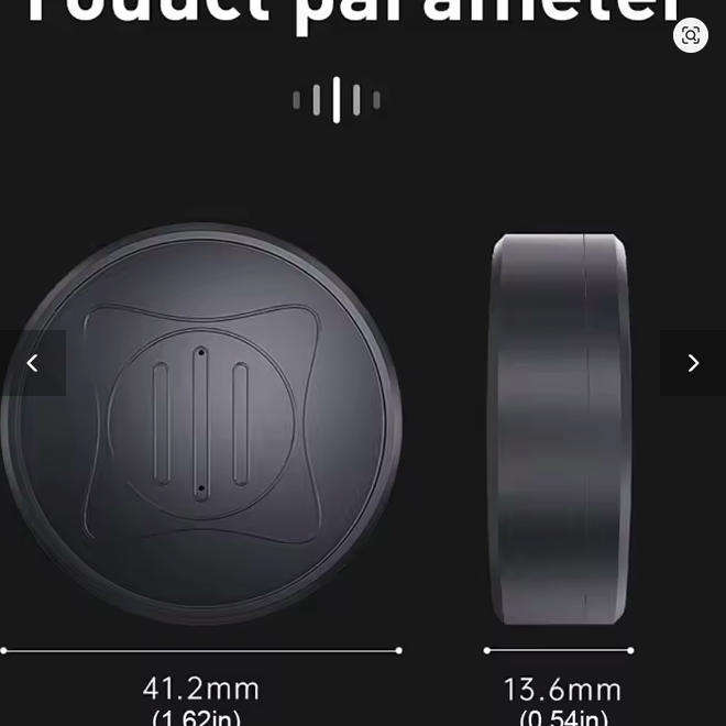 Mini GPS Tracker  Magnetic, Anti-Loss for Pets, Kids, Bags  iOS/Android