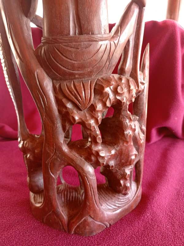 Wooden Balinese Fisherman