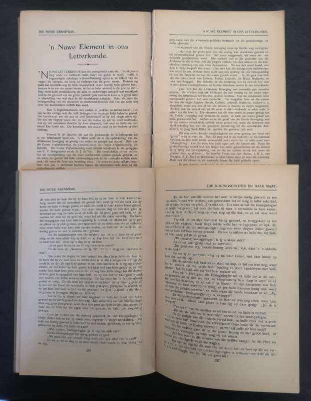 Die Nuwe Brandwag: Tydskrif vir Kuns en Lettere (JH de Bussy)