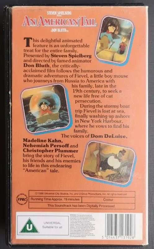 An American Tail (VHS)