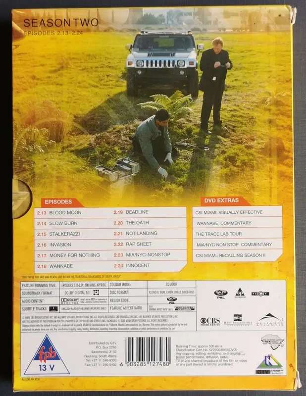 CSI Miami Season 2 (DVD)