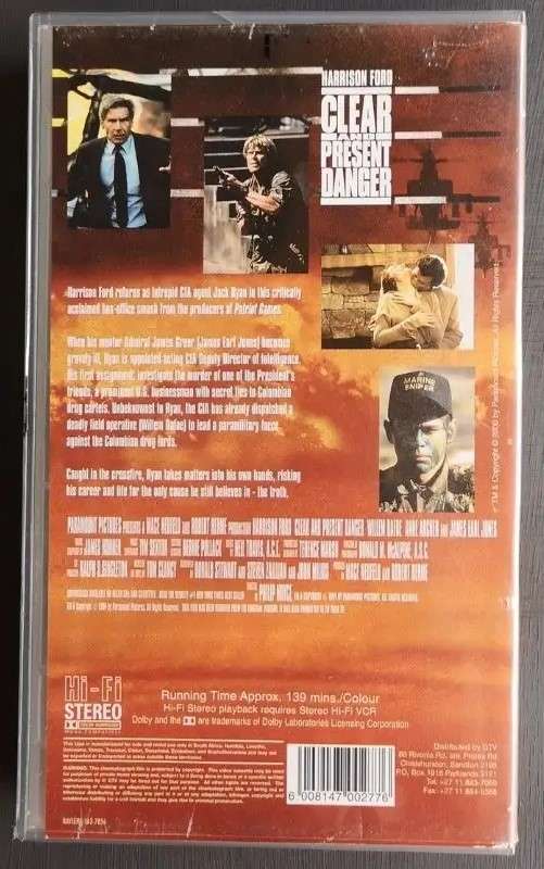 Clear and present danger (VHS)